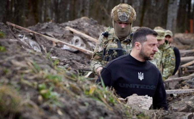 На фото: президент Украины Владимир Зеленский