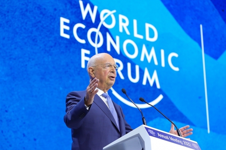 На фото: основатель и исполнительный председатель Всемирного экономического форума (ВЭФ) Клаус Шваб