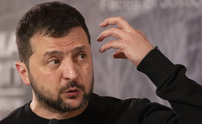 На фото: президент Украины Владимир Зеленский