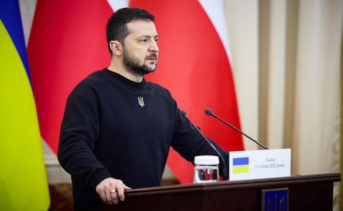 На фото: президент Украины Владимир Зеленский