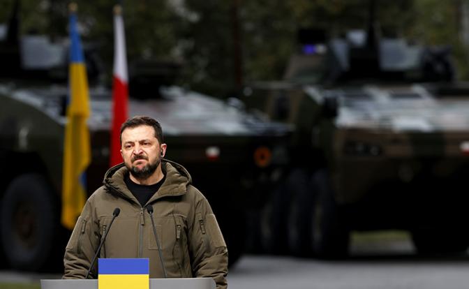 На фото: президент Украины Владимир Зеленский