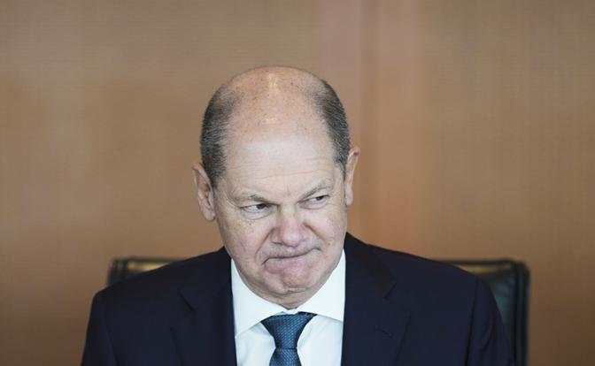 На фото: канцлер Германии Олаф Шольц