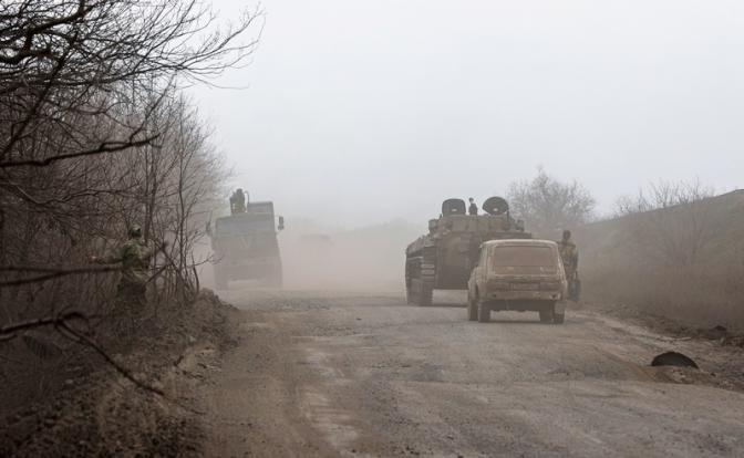 Российские бойцы прорвались к трассе Т-0504 под Артёмовском