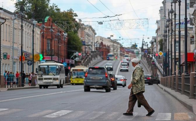 На фото: проспект Ленина в Советском районе Томска