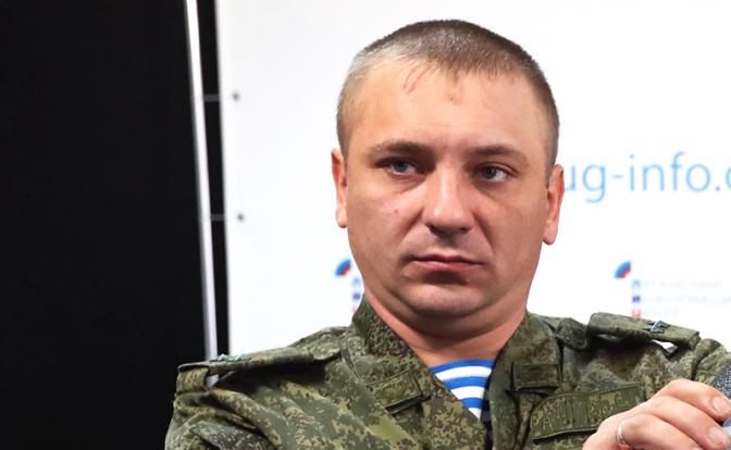 На фото: военный эксперт, подполковник ЛНР в отставке Андрей Марочко