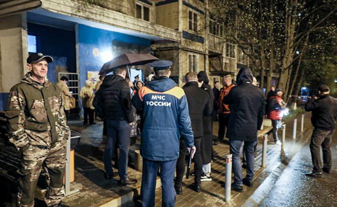 Последствия взрыва в Белгороде