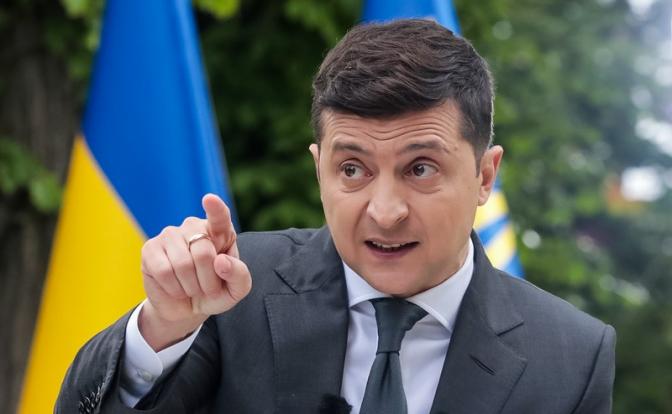На фото: президент Украины Владимир Зеленский 