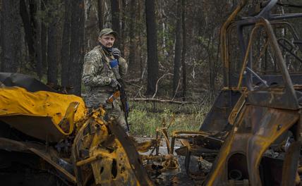 Битва за Красный Лиман: украинских боевиков выкуривают из лесов