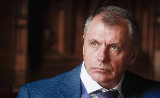 На фото: председатель Государственного совета Республики Крым Владимир Константинов
