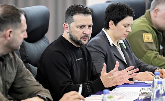 На фото: президент Украины Владимир Зеленский