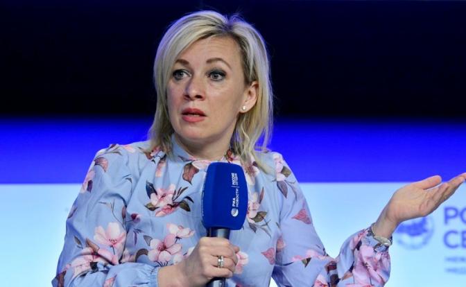 На фото: официальный представитель российского внешнеполитического ведомства Мария Захарова