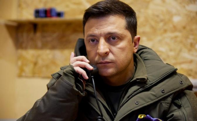 На фото: президент Украины Владимир Зеленский