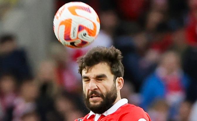 На фото: футболист Георгий Джикия ("Спартак")