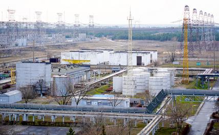 На фото: вид на территорию Запорожской атомной электростанции.