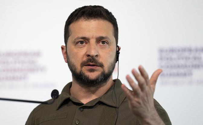 На фото: президент Украины Владимир Зеленский