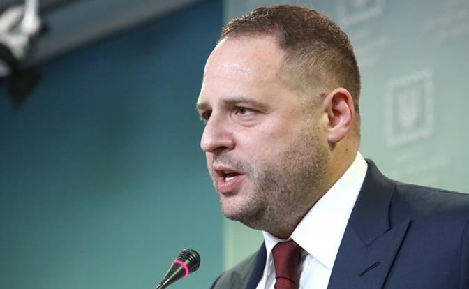 На фото: глава офиса президента Украины Андрей Ермак.