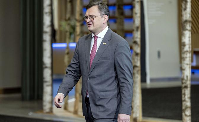 На фото: министр иностранных дел Украины Дмитрий Кулеба