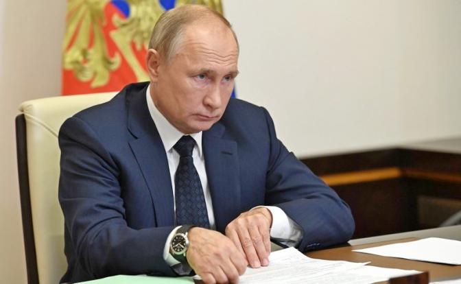 На фото: президент РФ Владимир Путин