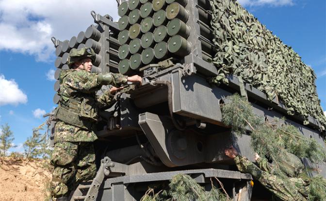 На фото: инженерная система дистанционного минирования (ИСДМ) «Земледелие»