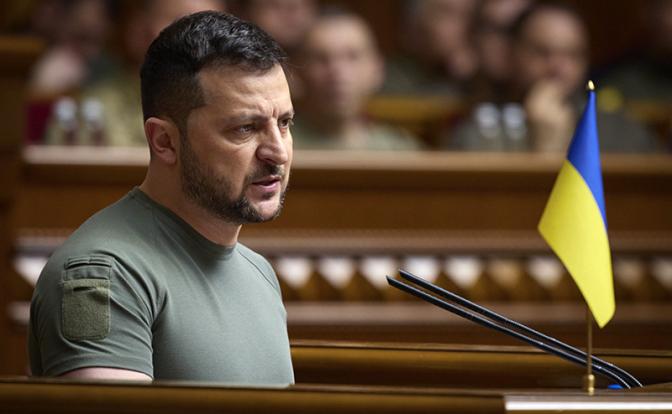 На фото: президент Украины Владимир Зеленский
