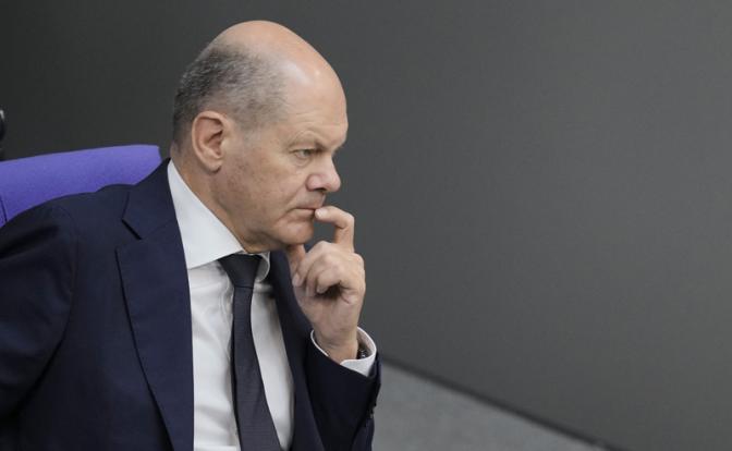 На фото: канцлер Германии Олаф Шольц