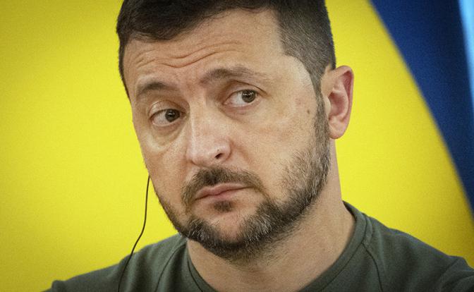 На фото: президент Украины Владимир Зеленский