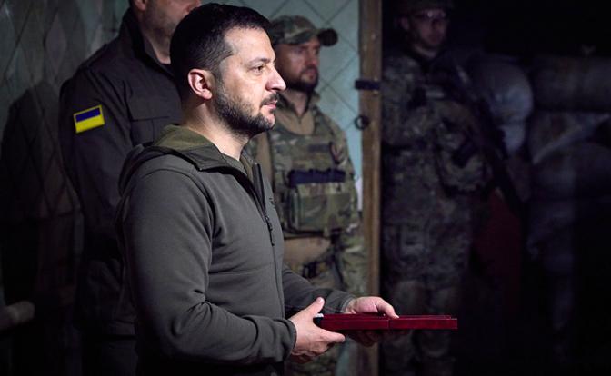 На фото: президент Украины Владимир Зеленский