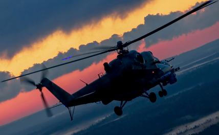 На фото: вертолет Ми-24.