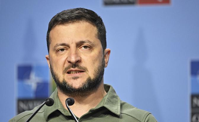 На фото: президент Украины Владимир Зеленский