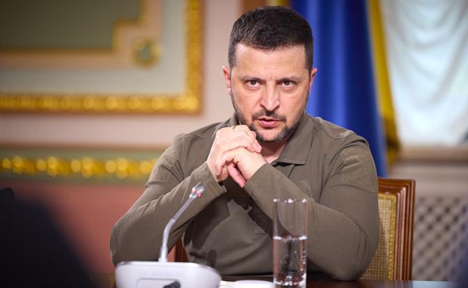 На фото: президент Украины Владимир Зеленский