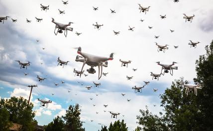 Бои в Запорожье: ВСУ используют тактику роя при запуске дронов