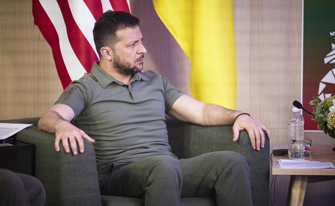 На фото: президент Украины Владимир Зеленский