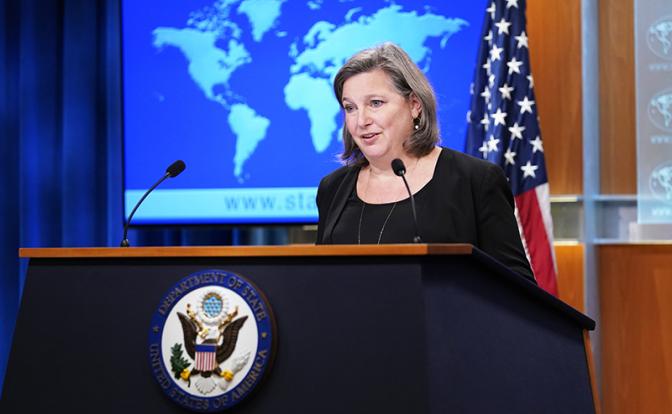 На фото: заместитель госсекретаря США по политическим делам Виктория Нуланд