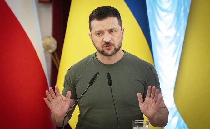 На фото: президент Украины Владимир Зеленский