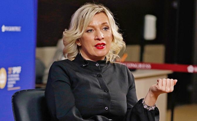 На фото: официальный представитель МИД РФ Мария Захарова.