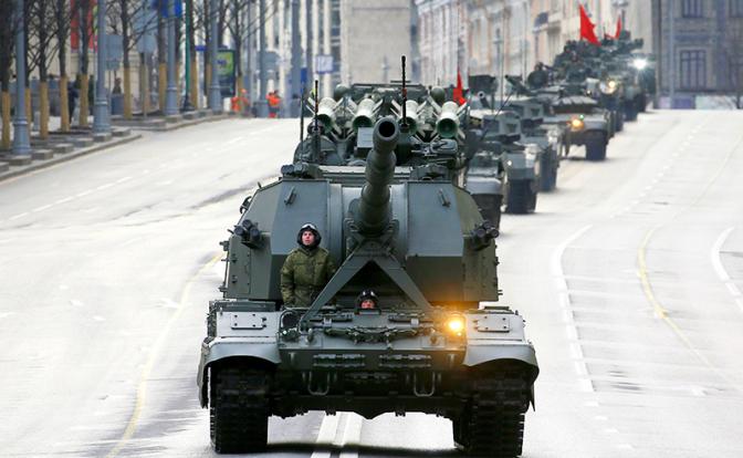 На фото: самоходная гаубица "Коалиция-СВ"