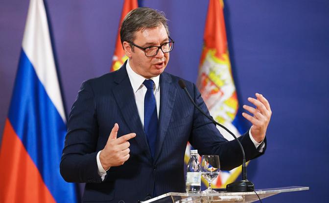 На фото: президент Сербии Александар Вучич.