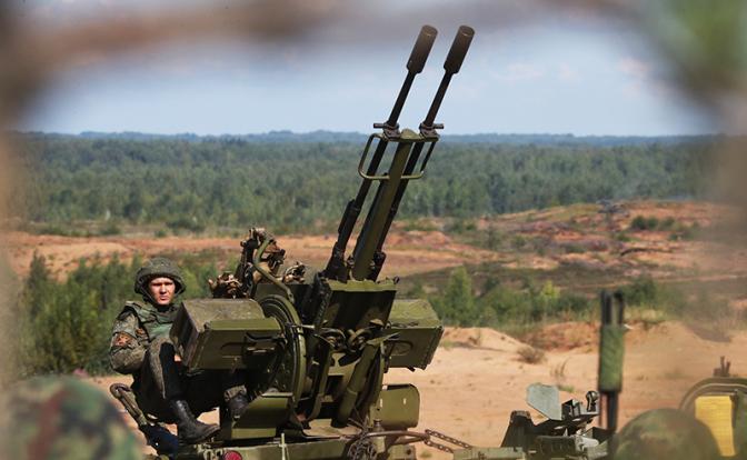 На фото: вуствольная зенитная установка ЗУ-23-2. Архивное фото