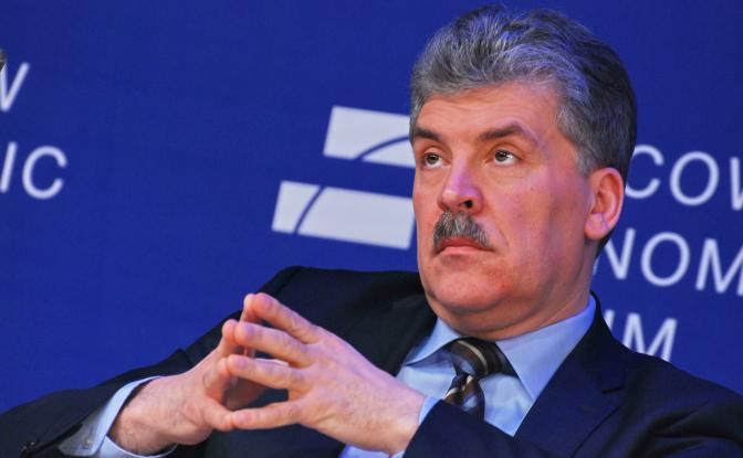 На фото: директор ЗАО «Совхоз им. Ленина» Павел Грудинин 