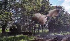 Танковый прорыв русской армии на Купянск: Переправа через Оскол уничтожена