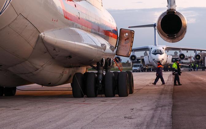 В Белоруссию, где разместились основные силы ЧВК "Вагнер", прилетел Ил-76 ВКС РФ