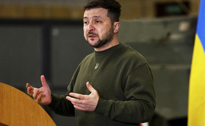 На фото: президент Украины Владимир Зеленский