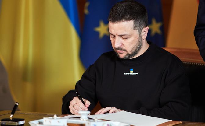 На фото: президент Украины Владимир Зеленский