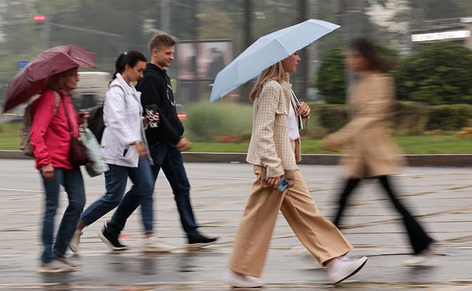 В Москву пришли дожди