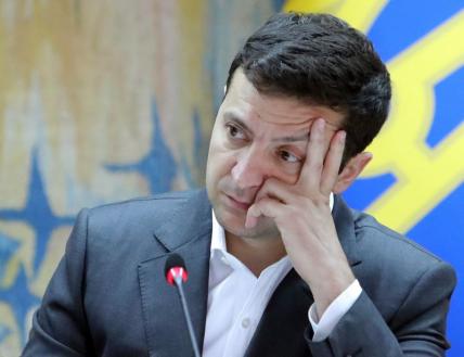 На фото: президент Украины Владимир Зеленский