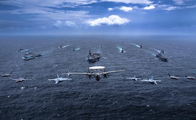 Схватка "азиатских тигров" : США ждут момента, когда можно будет снять свой флот с якорей