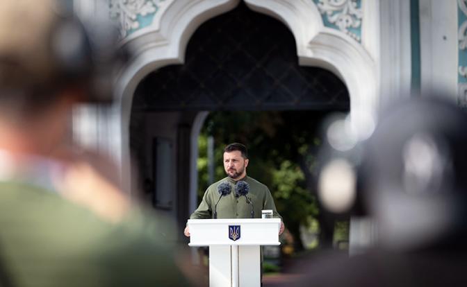 На фото: президент Украины Владимир Зеленский