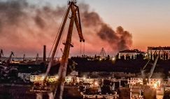 Ракетный налет на Севастополь: Севморзавод горит, пострадали 24 человека