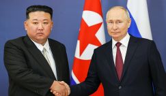 Песков раскрыл, обсудили ли Путин и Ким Чен Ын риски начала ядерной войны
