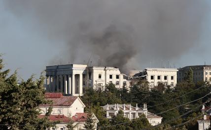 На фото: обстановка в Севастополе после удара по штабу ЧФ
